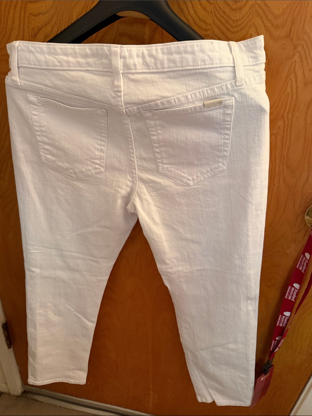 Joe's Jeans White Cropped Ankle Jeans